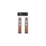 Amplificateur yamaha r - s202d noir + paire d'enceintes colonne cabasse jersey mt32 / 2 noyer Amplificateur yamaha r - s202d noir + paire d'enceintes colonne cabasse jersey mt32 / 2 noyer