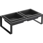 Yamazaki - double gamelle design sur�lev�e pour chat tower