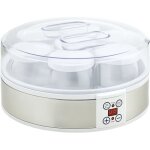 Yaourti�re 7 pots de 180ml machine � yaourt �lectrique en acier inoxydable thermostat r�glable 24 x 24 ...