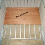 Yardmaster - kit plancher pour abri de jardin de 1, 91 m