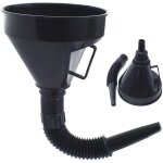 Yarona entonnoir de carburant de bouche avec poign�e, grands entonnoirs en plastique entonnoir de filtre ...