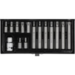 Yato - yt - 0417 - tournevis torx set de bits de s�curit� 15pcs t20 - t55