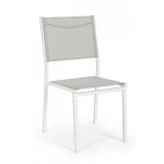 Chaise hilde blanche cloud pour l'ext�rieur cm 46 x 57 x 88 h