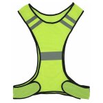 1pcs gilet rflchissant, haute visibilit, femme et homme respirant leger veste fluo de securite pour ...