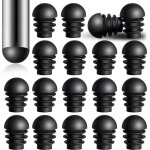 Ymyny - 24 pièces bouchons d'extrémité ronds avec inserts de tube en plastique de diamètre extérieur ... Ymyny - 24 pièces bouchons d'extrémité ronds avec inserts de tube en plastique de diamètre extérieur ...