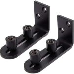 Ymyny 2pcs guide portail coulissant réglable montage mural roues doubles fond guide pour accessoire de ... Ymyny 2pcs guide portail coulissant réglable montage mural roues doubles fond guide pour accessoire de ...