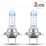 2x h7 ampoules xnon 12v 55w super brillant, phares voiture ampoules auto moto nouvelle version feux ...