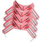 Ymyny lot de 4 serre - joints à angle droit de 90 degrés, pour travail du bois, réglable, étau à onglet ... Ymyny lot de 4 serre - joints à angle droit de 90 degrés, pour travail du bois, réglable, étau à onglet ...
