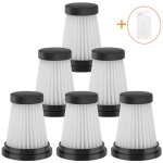 Ymyny lot de 6 filtres hepa de rechange pour aspirateur sans fil pour moosoo k12 k12 pro k13, pour genius ...