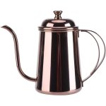 650 ml théière en acier inoxydable antirouille col de cygne pot de café bouilloire service à thé et à ... 650 ml théière en acier inoxydable antirouille col de cygne pot de café bouilloire service à thé et à ...