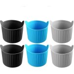 Ymyny 6pcs moule silicone air fryer, plat pour friteuse sans huile, mafin coupe moule, moule pour gâteau ... Ymyny 6pcs moule silicone air fryer, plat pour friteuse sans huile, mafin coupe moule, moule pour gâteau ...