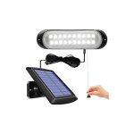 Capteur mouvement solaire lumière 20 leds lumière solaire séparable avec ligne 5 m extérieure intérieure ... Capteur mouvement solaire lumière 20 leds lumière solaire séparable avec ligne 5 m extérieure intérieure ...