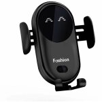 Chargeur induction voiture avec capteur intelligent de charge 10 w  serrage automatique pour iphone ...
