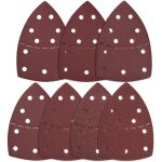 Ymyny disques abrasifs triangulaires, 80 pices de papier de verre, 11 trous de papier de verre avec ...