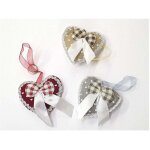 Ymyny embrasses de rideaux aimant�es en tissu, lot de 2, motif c?ur, ornement pour rideau