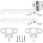 Ymyny entrebilleur de fentre  battant 2 pcs restricteur de fentre, livr avec 4 vis, verrou de fentre ...