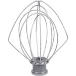 Ymyny fouet en fil d'acier inoxydable compatible avec kitchenaid k45ww wp9704329 ksm150 ksm160 k45 ksm90 ...