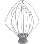 Ymyny fouet en fil d'acier inoxydable compatible avec kitchenaid k45ww wp9704329 ksm150 ksm160 k45 ksm90 ...