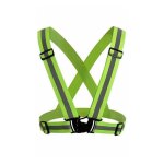 Gilet de scurit rflchissant pour vlo, jogging et moto - rglable et lger - ymyny