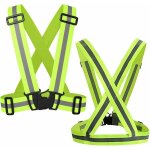 Gilet de sécurité réfléchissant visible à 360 ° réglable pour hommes et femmes course jogging vélo moto ... Gilet de sécurité réfléchissant visible à 360 ° réglable pour hommes et femmes course jogging vélo moto ...