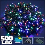 Guirlande lumineuse 500 led avec lucioles multicolores et contrleur 8 fonctions pour usage extrieur ...