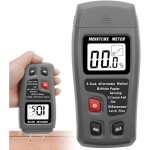 Humidimètre pour bois, humidimètre numérique pour bois emt01, détecteur d'humidité portable à 2 broches ... Humidimètre pour bois, humidimètre numérique pour bois emt01, détecteur d'humidité portable à 2 broches ...