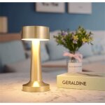 Ymyny - lampe de table  intensit variable, lampe de table sans fil rechargeable avec capteur tactile, ...