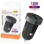 Linq - chargeur allume - cigare usb rapide 18 w cqc18w universel - - ymyny