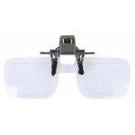Ymyny loupes  clipser pour lunettes, lecteur de lunettes de lecture rabattable 2x pour personnes ges ...