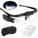 Ymyny lunette loupe eclairante led 2 lumires, loupe serre - tte pour lecture prcision travail horloger ...