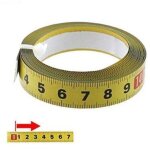 Ymyny metric tape measure 1 - 5 meter self adhesive - with tape for carpenters and home use - sewing ...