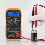 Aiperq - ymyny multimtre numrique xl830l 2000 comptes mini multimtre testeur de pile courant tension ...