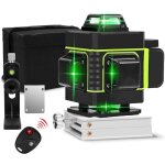 Ymyny - jamais utilis]niveau laser 4d avec lumire verte, instrument de nivellement automatique pour ...