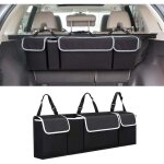 Ymyny organiseur de coffre de voiture, organiseur de sige arrire suspendu pour suv, camion, monospace, ...