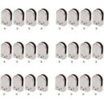 Ymyny pinces  verre pour garde - corps, 24 pices, clips de retenue en acier inoxydable tremp, support ...
