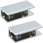 Ymyny - pince à verre support d'étagère en verre support de tablette murale charnière de porte, verre ... Ymyny - pince à verre support d'étagère en verre support de tablette murale charnière de porte, verre ...
