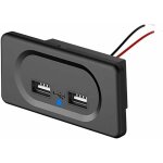 Prise double chargeur usb, 12v - 24v 3. 1a panneau de commande du chargeur de voiture prise de charge ... Prise double chargeur usb, 12v - 24v 3. 1a panneau de commande du chargeur de voiture prise de charge ...