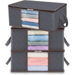Ymyny sac de rangement pour vtements de 35l, bote de rangement pliable sous le lit pour chambre  coucher, ...