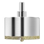 Scie cloche diamant 68 mm, foret diamant avec foret guidage central, scie cloche carrelage avec revtement ...