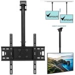 Ymyny - support de moniteur tv de 37'  55' pour montage mural et plafond  360 jusqu' 50 kg -