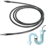 Ymyny tige spirale de nettoyage de canalisations 10 mm de diamtre x 3 m, dboucheur wc, nettoyeur avec ...