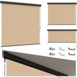 Yodolla store vertical, r�tractable avec coffre, occultant exterieur fenetre, beige 160x250cm