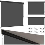 Yodolla store vertical, r�tractable avec coffre, occultant exterieur fenetre, gris 160x250cm