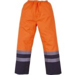 Yoko - surpantalon haute visibilit� imperm�able orange / marine l