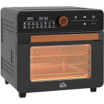 Mini four lectrique 20l 3 en 1 avec convection, panier  friture, minuterie, 40c - 220c, avec grille, ...