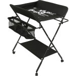 Yongqing - baby changing table table � langer b�b� pliante avec panier de rangement � c�t� structure ...