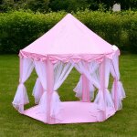 Yongqing - tente pliable portative de jeu pour enfants princesse pop up chateau filles jouet tente (rose) ... Yongqing - tente pliable portative de jeu pour enfants princesse pop up chateau filles jouet tente (rose) ...