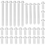 Yosoo jeu de boulons de carter d'huile moteur, 33pcs jeu de boulons de carter d'huile moteur en aluminium ...