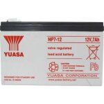 Yuasa np7 - 12 batterie agm 12 v 7 ah sans entretien