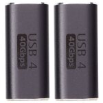 Yui adaptateur femelle vers femelle usb c adaptateur de type c � type c femelle � femelle 40 gbps transfert ...